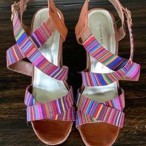 Chines laundry high heel strappy shoes